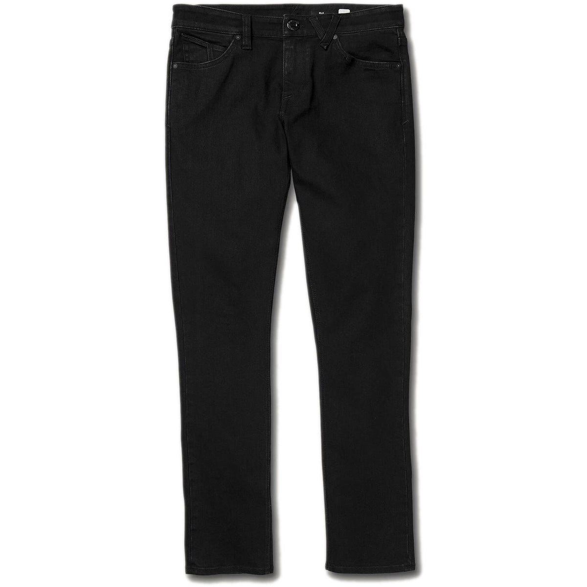 Volcom 2X4 Tapered Skinny Fit Jeans Blackout