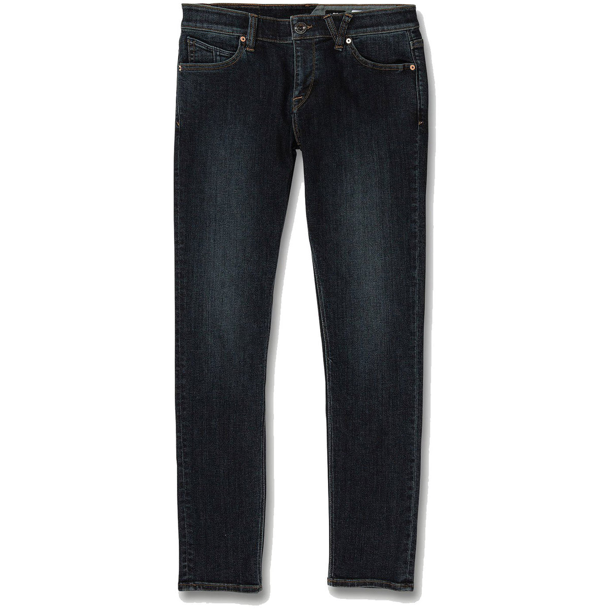 Volcom 2X4 Tapered Skinny Fit Jeans Vintange Blue