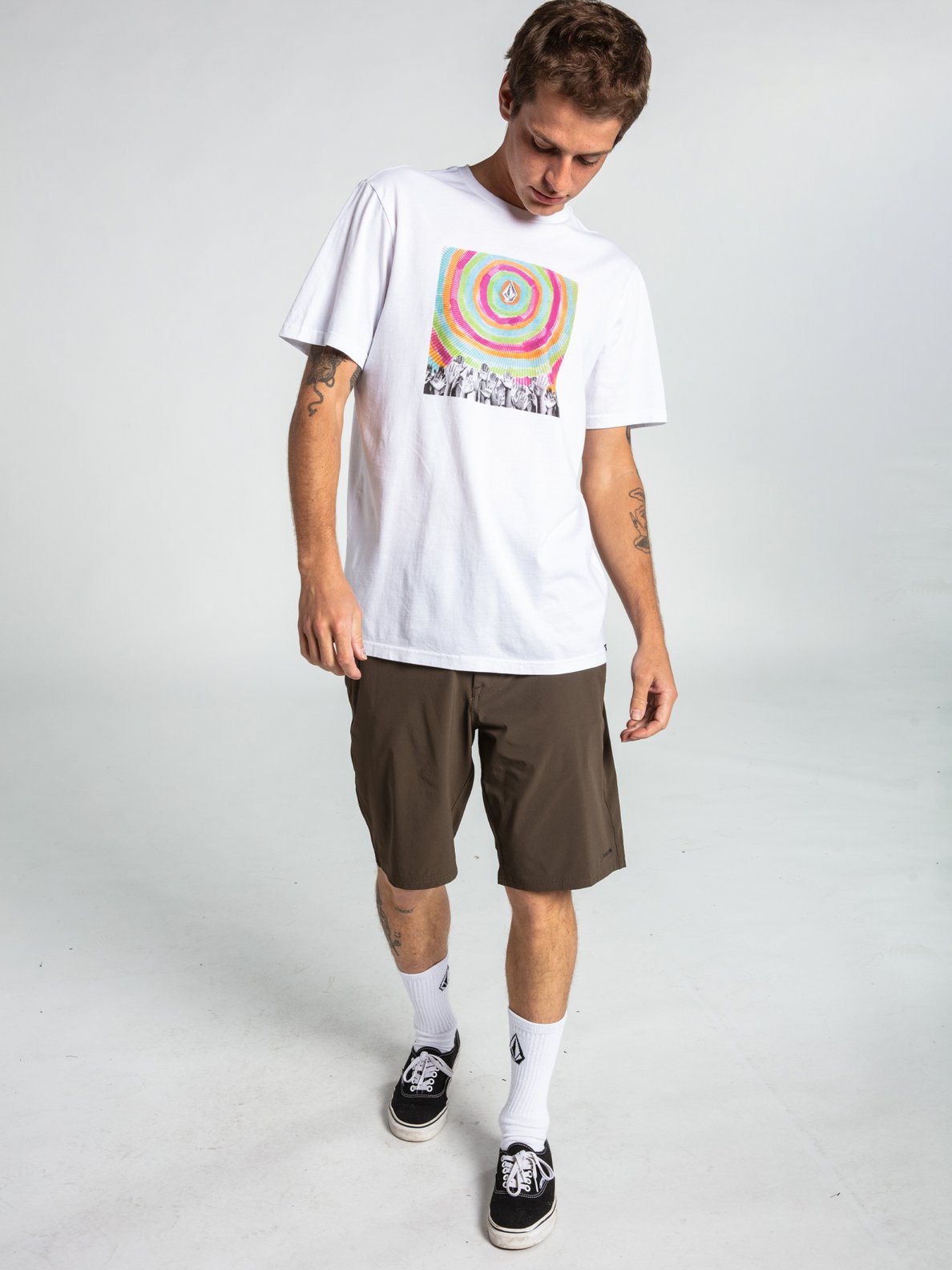 Volcom Bohnes 20" Hybrid Shorts - Military Wren