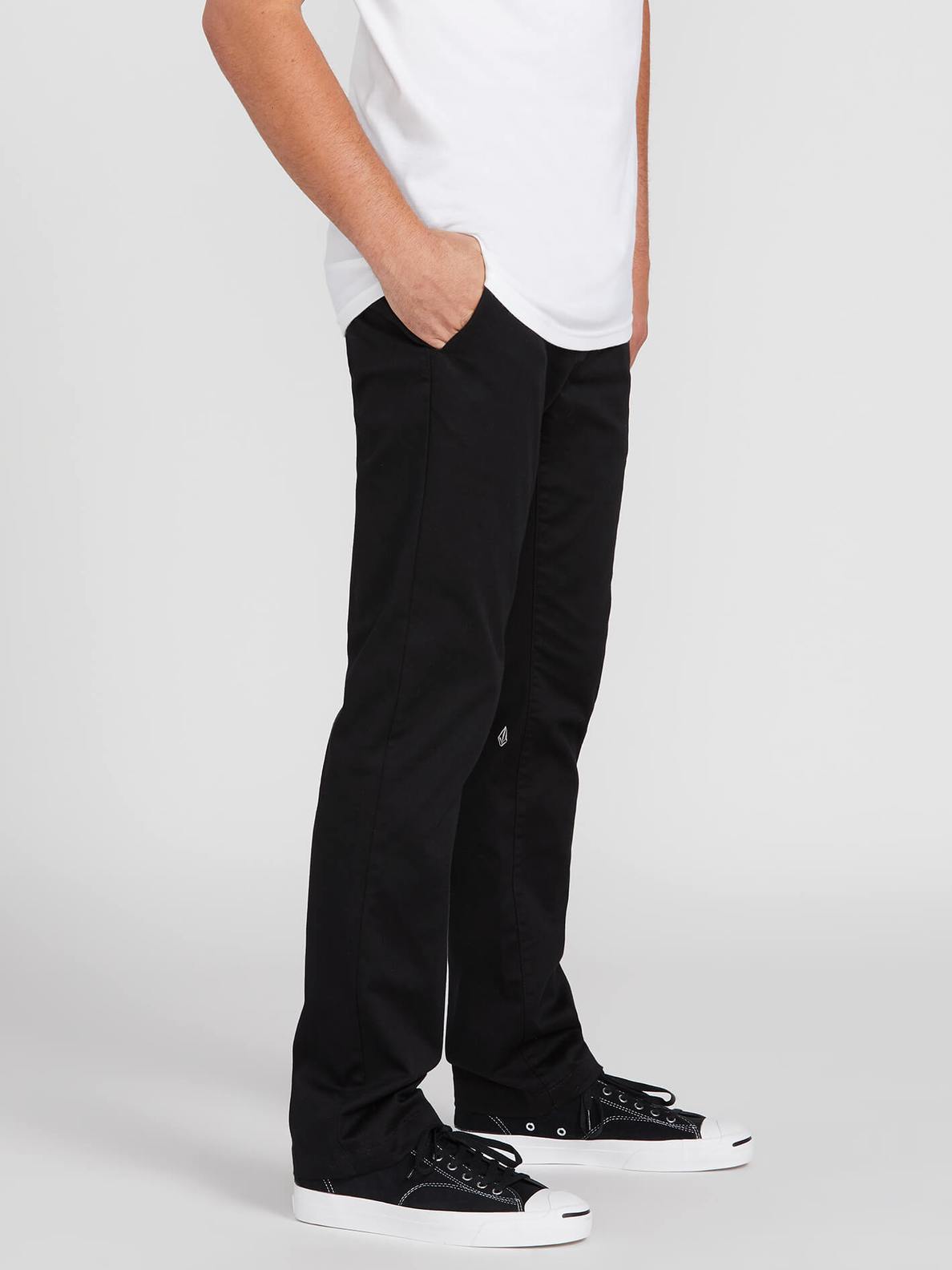 Volcom Frickin Modern Stretch Pants - Mushroom Black