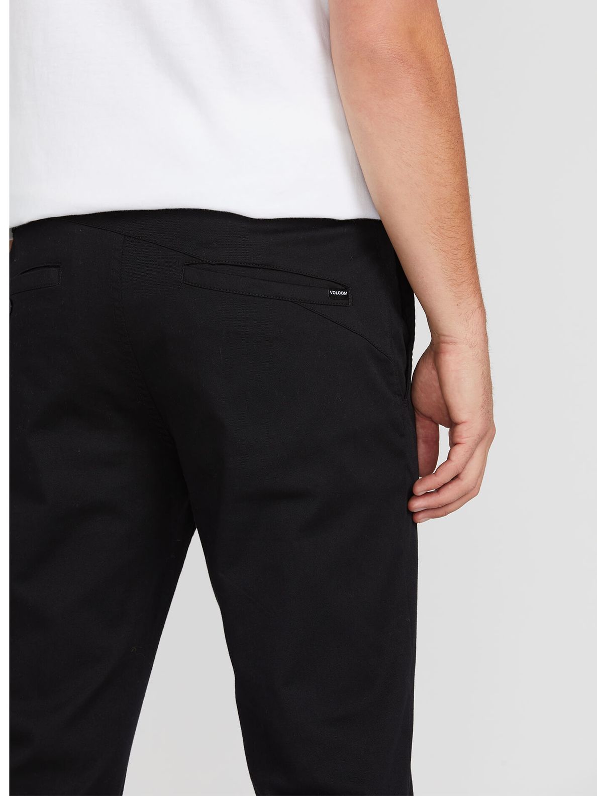 Volcom Frickin Modern Stretch Pants - Mushroom Black