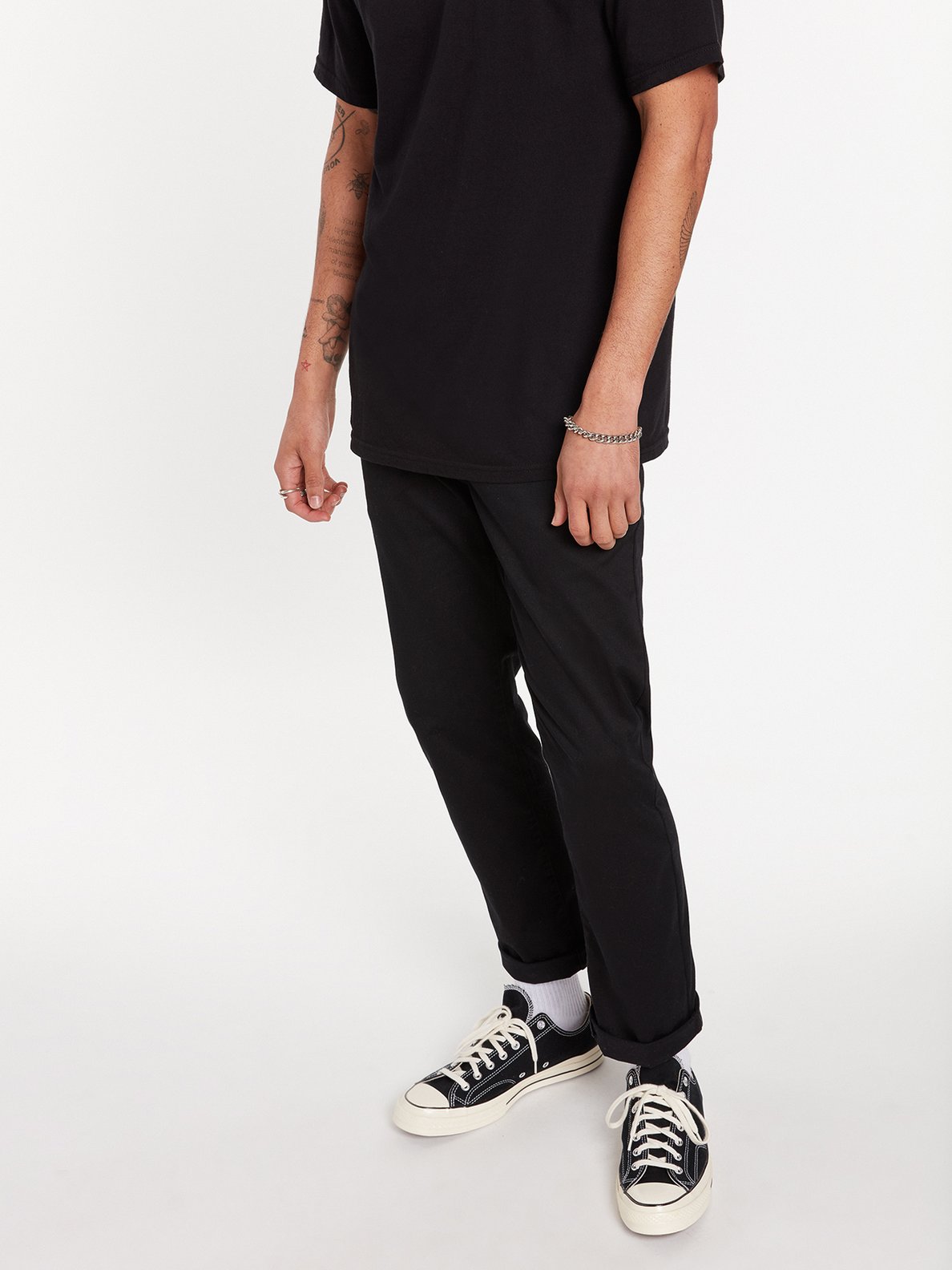 Volcom Frickin Modern Stretch Pants - Mushroom Black