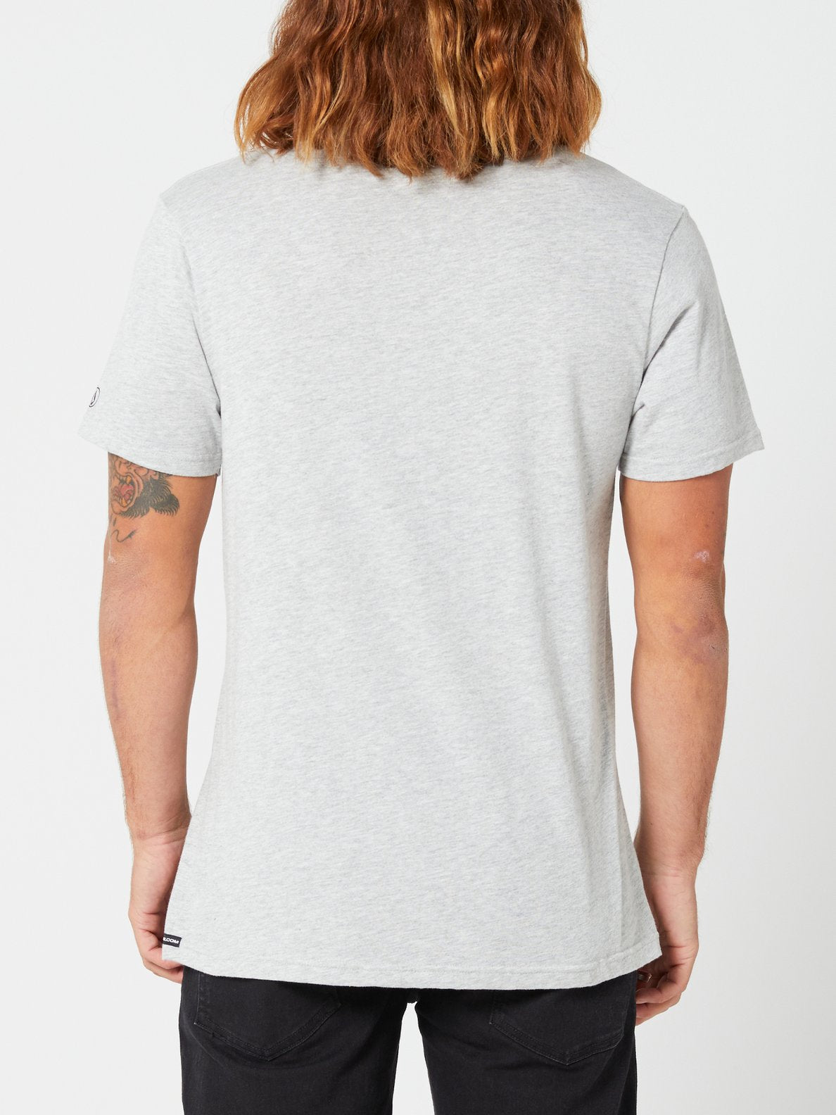 Volcom Solid Short Sleeve Tee - Smokey Blue Grey marle