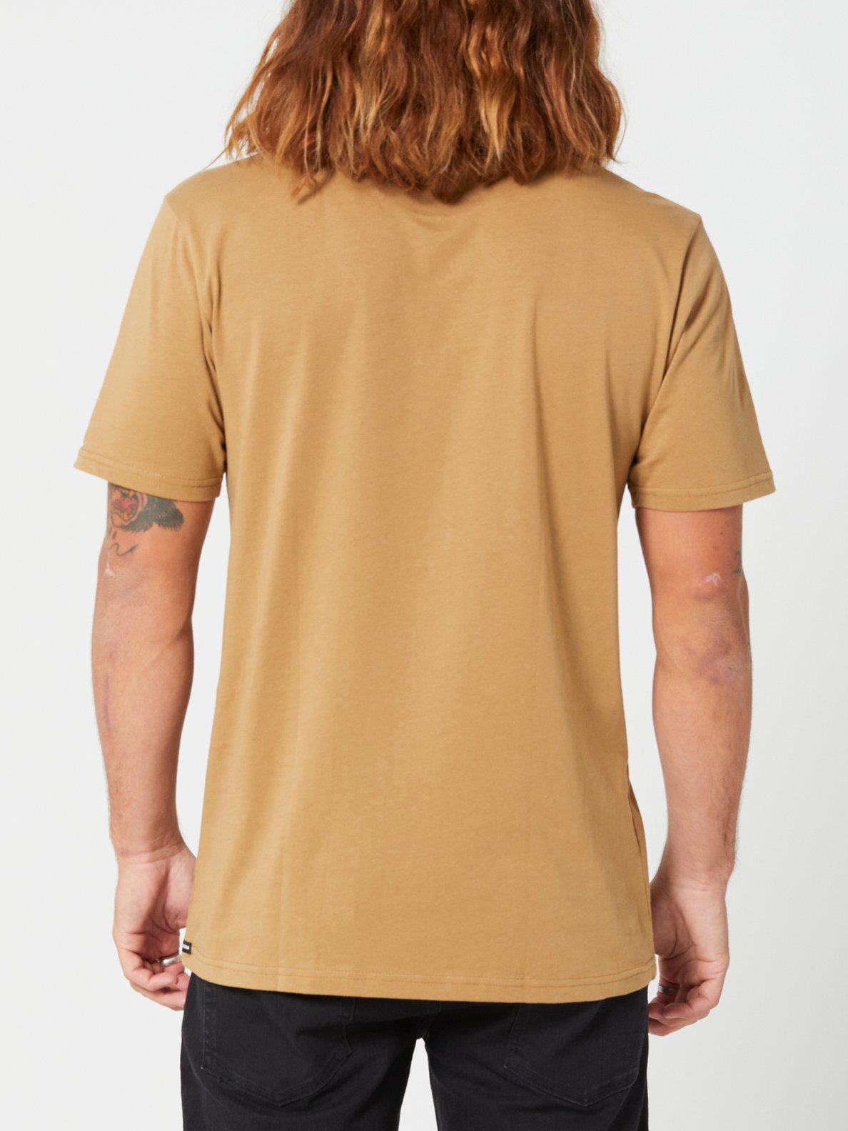 Volcom Solid Short Sleeve Tee - Smokey Blue Sanddune