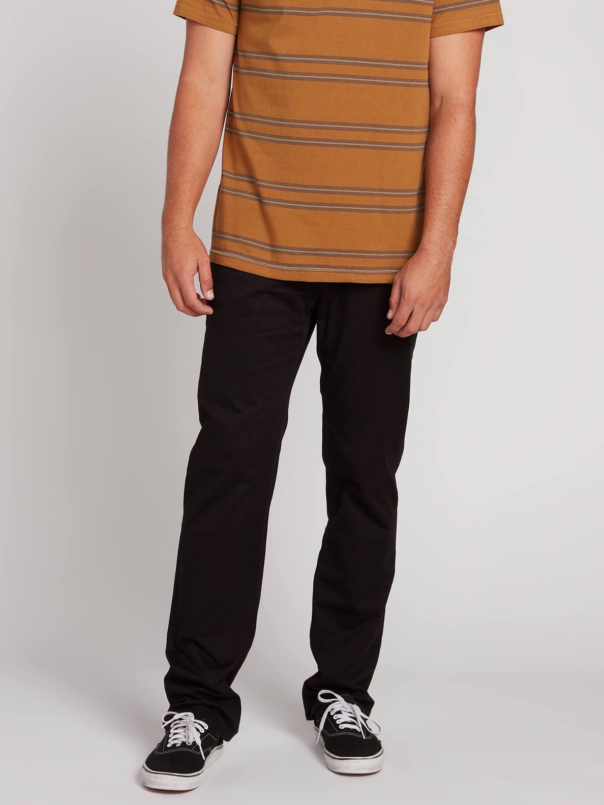 Volcom Solver Lite 5 Pocket Pant - Beige Black