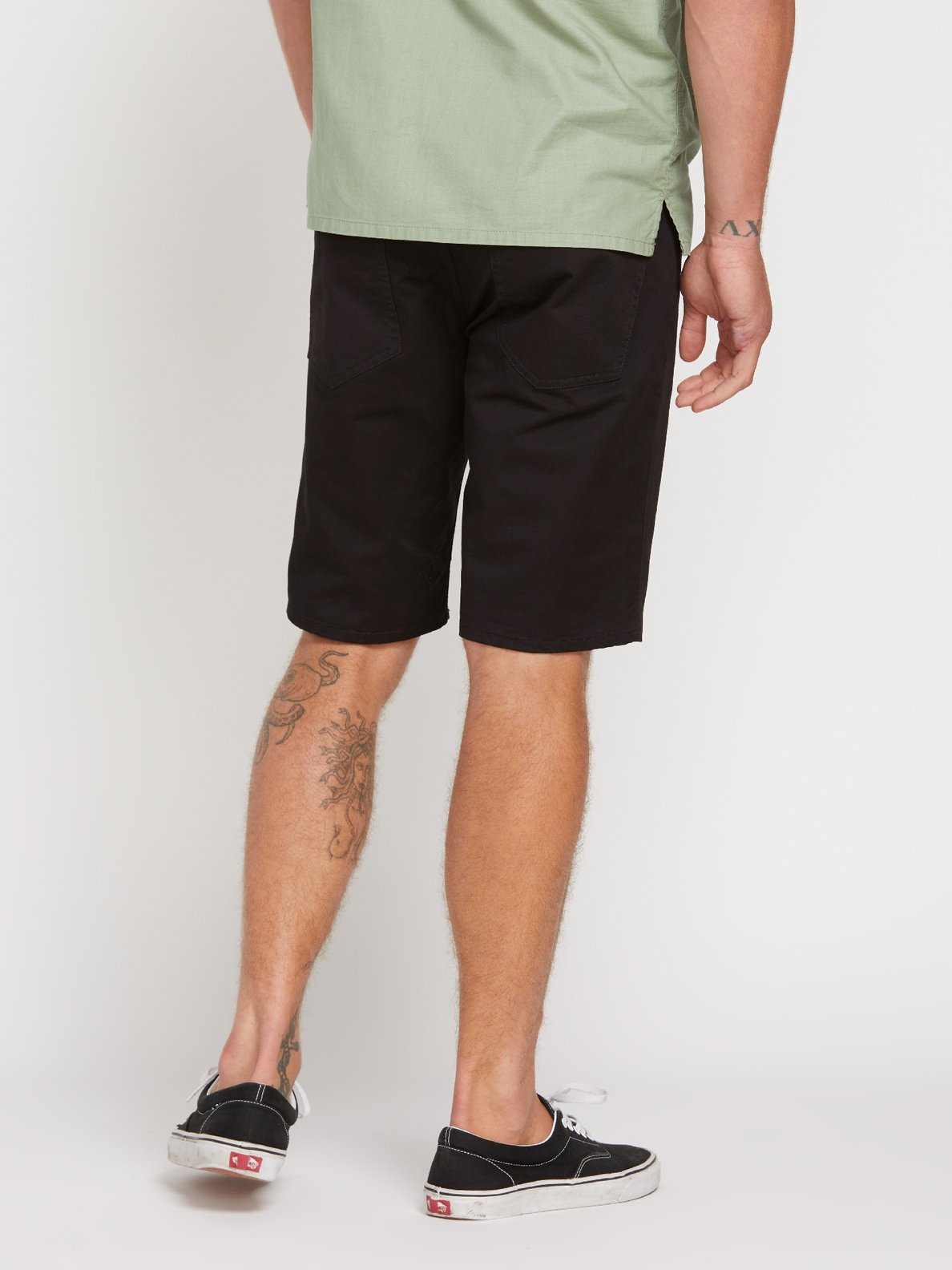 Volcom Solver Lite 5 Pocket Shorts - Black Black