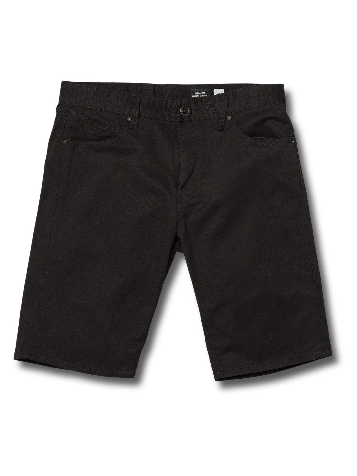 Volcom Solver Lite 5 Pocket Shorts - Black Black