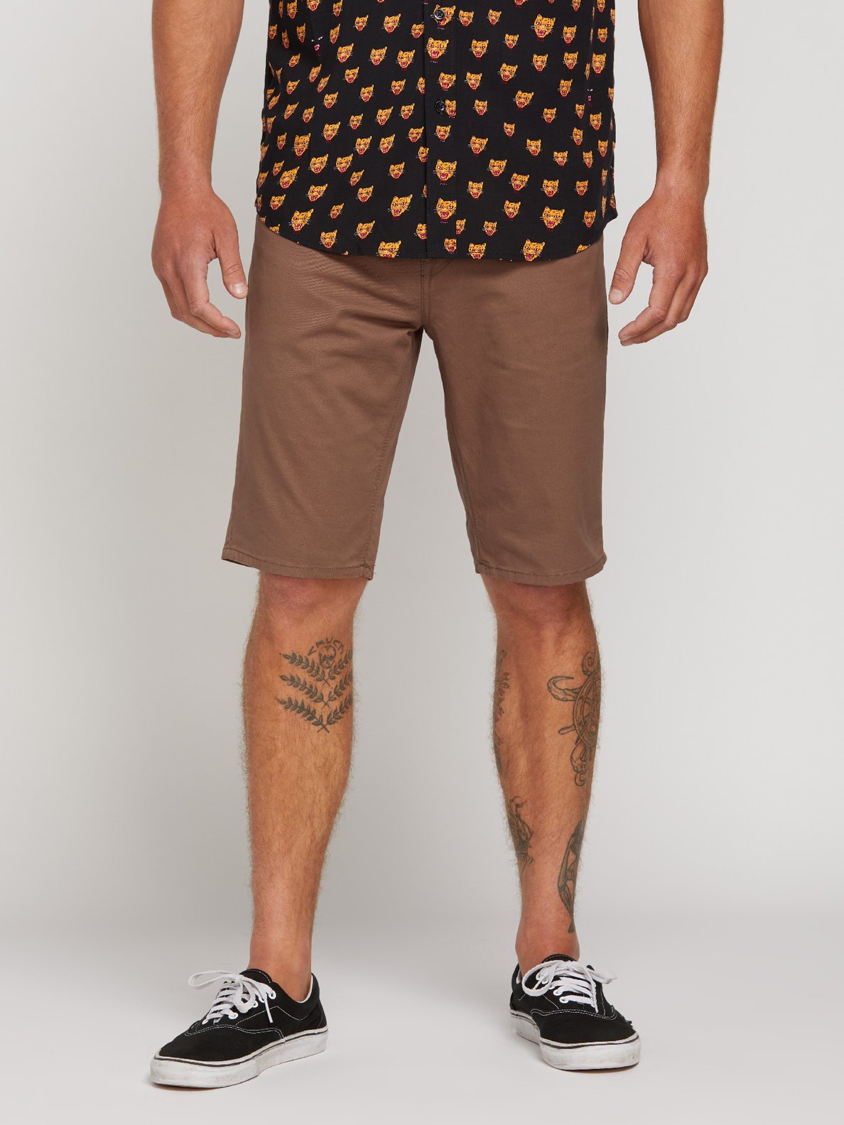 Volcom Solver Lite 5 Pocket Shorts - Black Mushroom