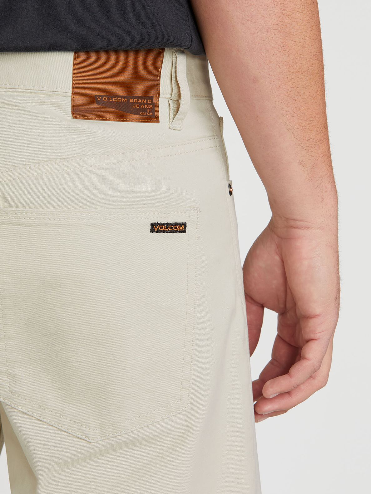 Volcom Solver Lite 5 Pocket Shorts - Black Stone