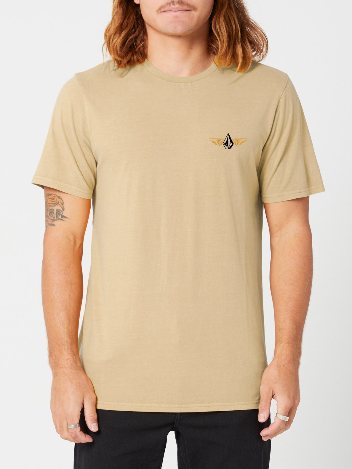 Volcom Stone Ray  Short Sleeve Tee - Dark Khaki Dark khaki