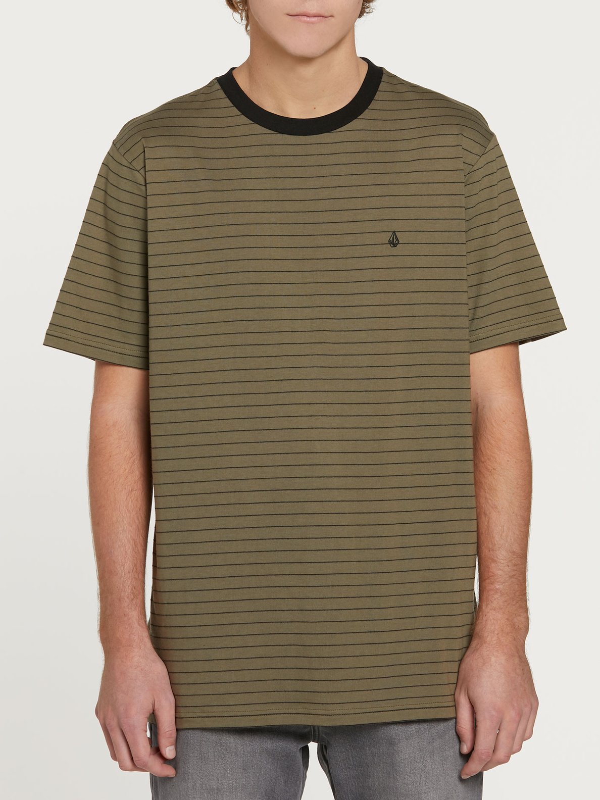 Volcom Stories Crew ShortSleeve Tee - Brindle Army combo