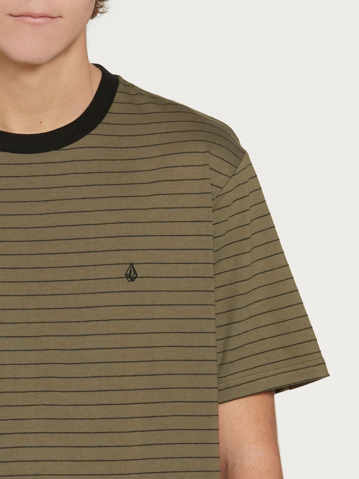 Volcom Stories Crew ShortSleeve Tee - Brindle Army combo
