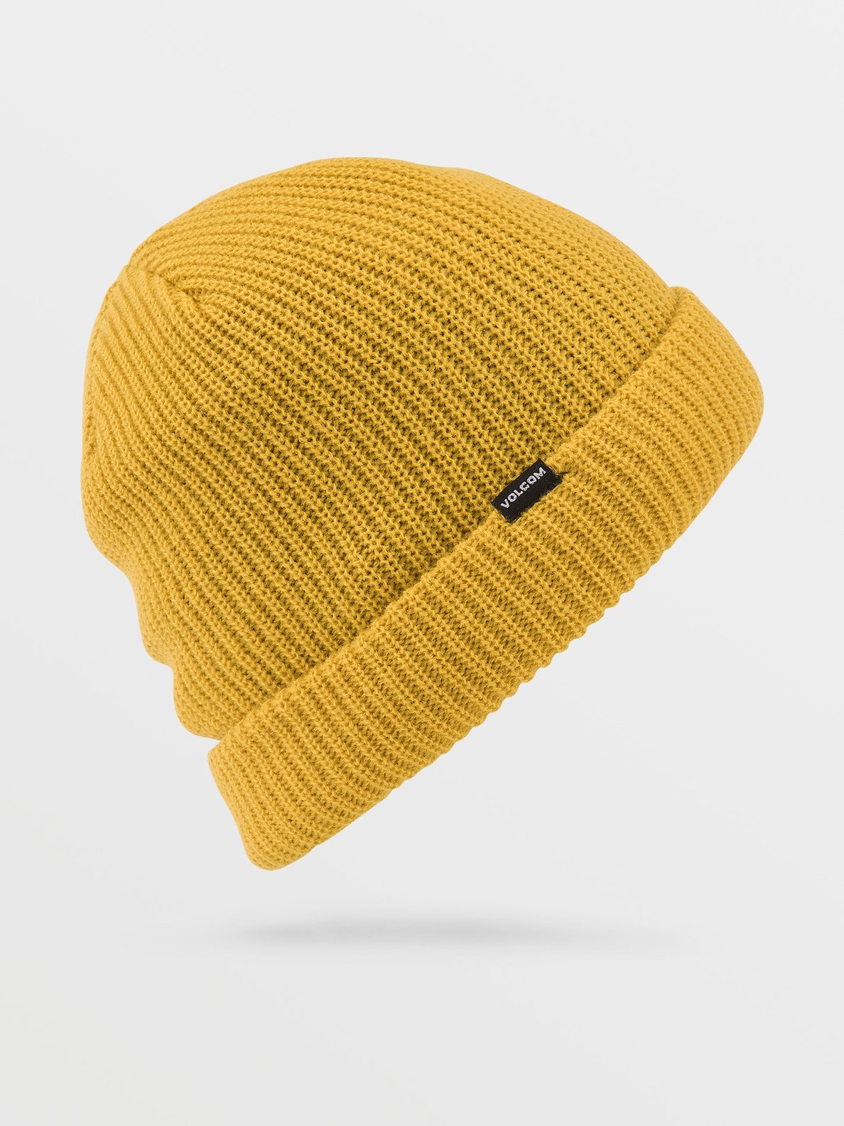 Volcom Sweep Lined Beanie - Dark Teak Resin gold