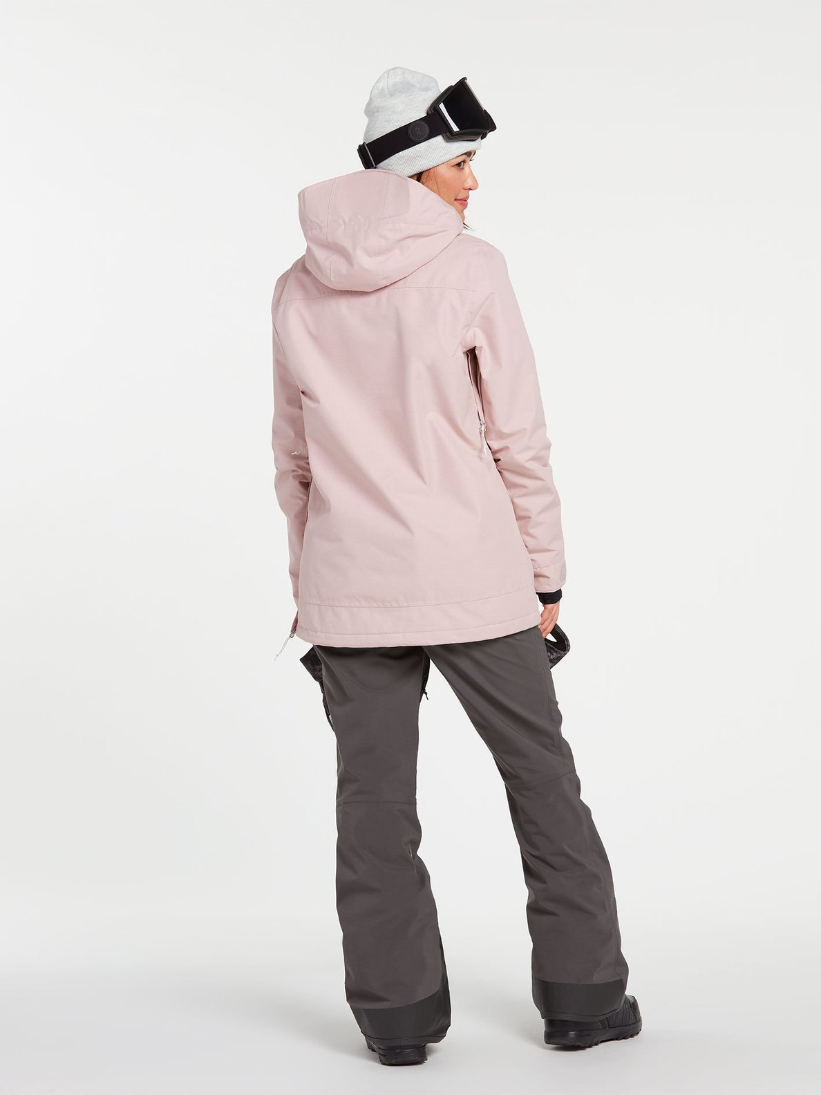 Volcom Womens Fern Insulated Gore Pullover - Hazey Pink Hazey pink