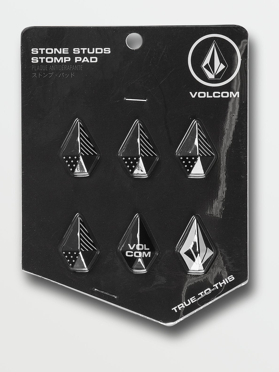 Volcom Womens Stone Studs Stomp - Black Black