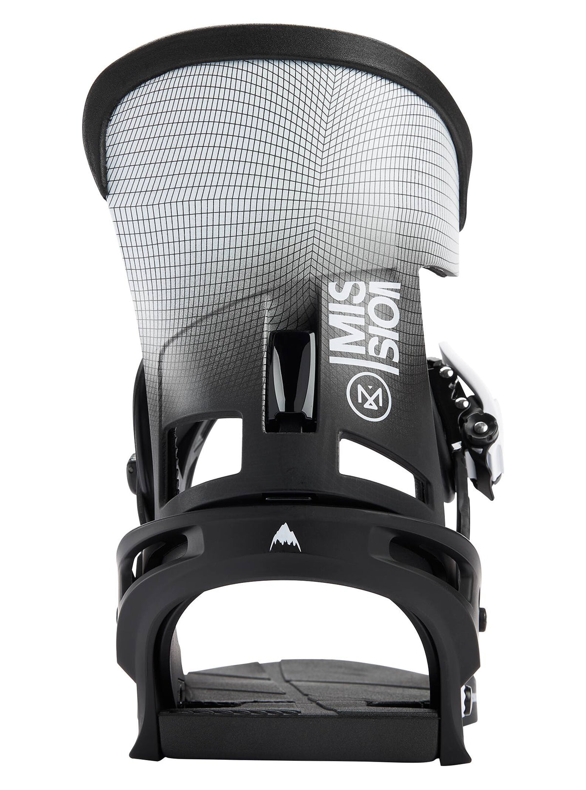 Burton Mission Re:Flex Snowboard Binding 2022 Black / white wing