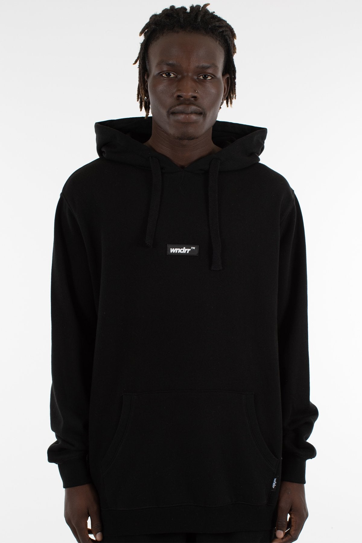 WNDRR BACKLASH HOOD SWEAT Black