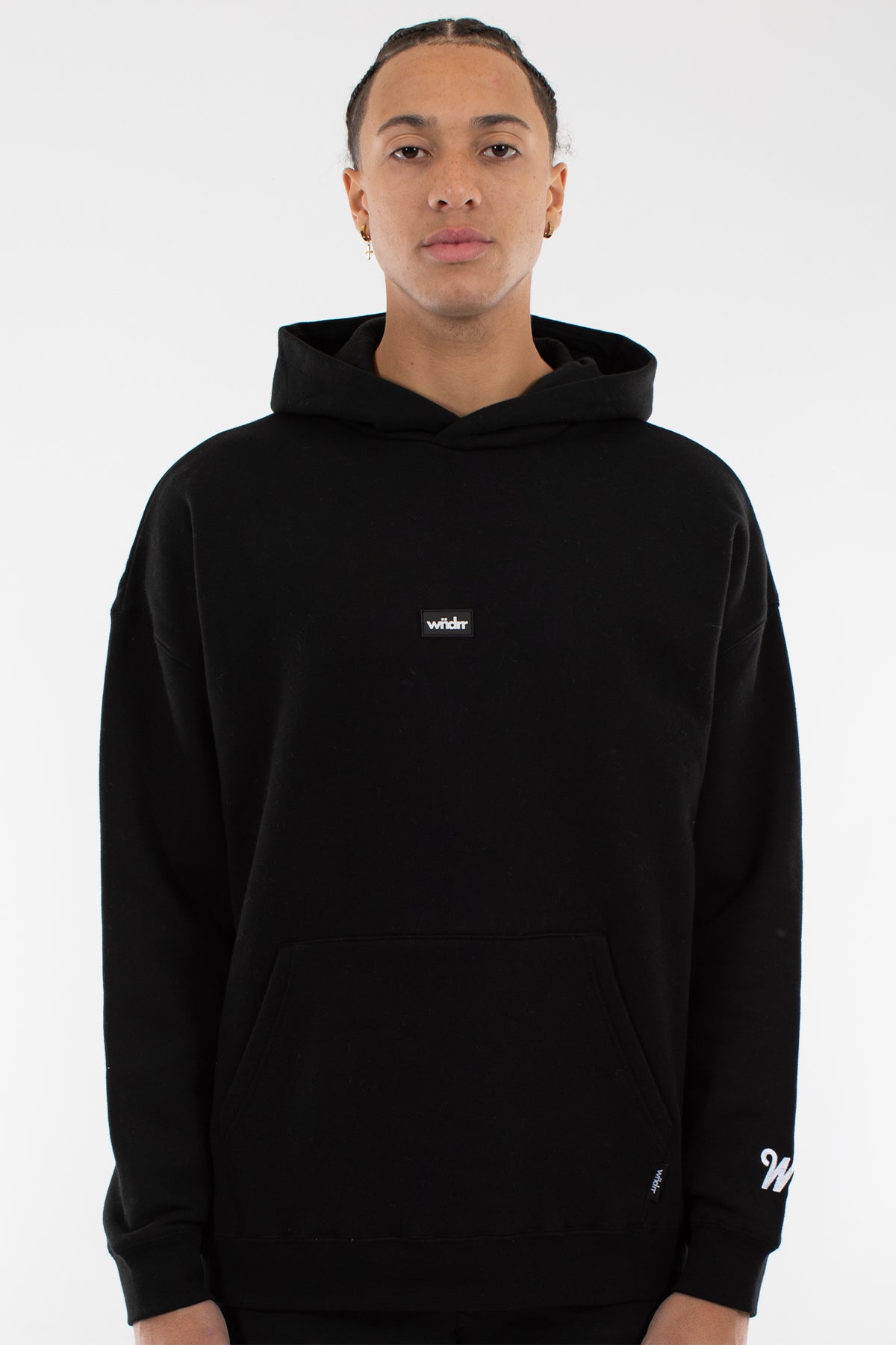 WNDRR HOXTON HEAVY WEIGHT HOOD SWEAT Black