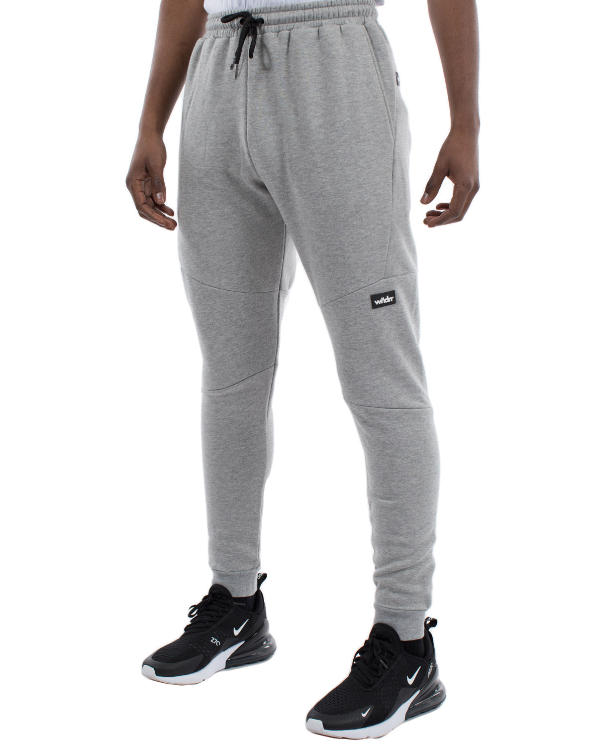 WNDRR Hoxton Tech Trackpants Grey Marle
