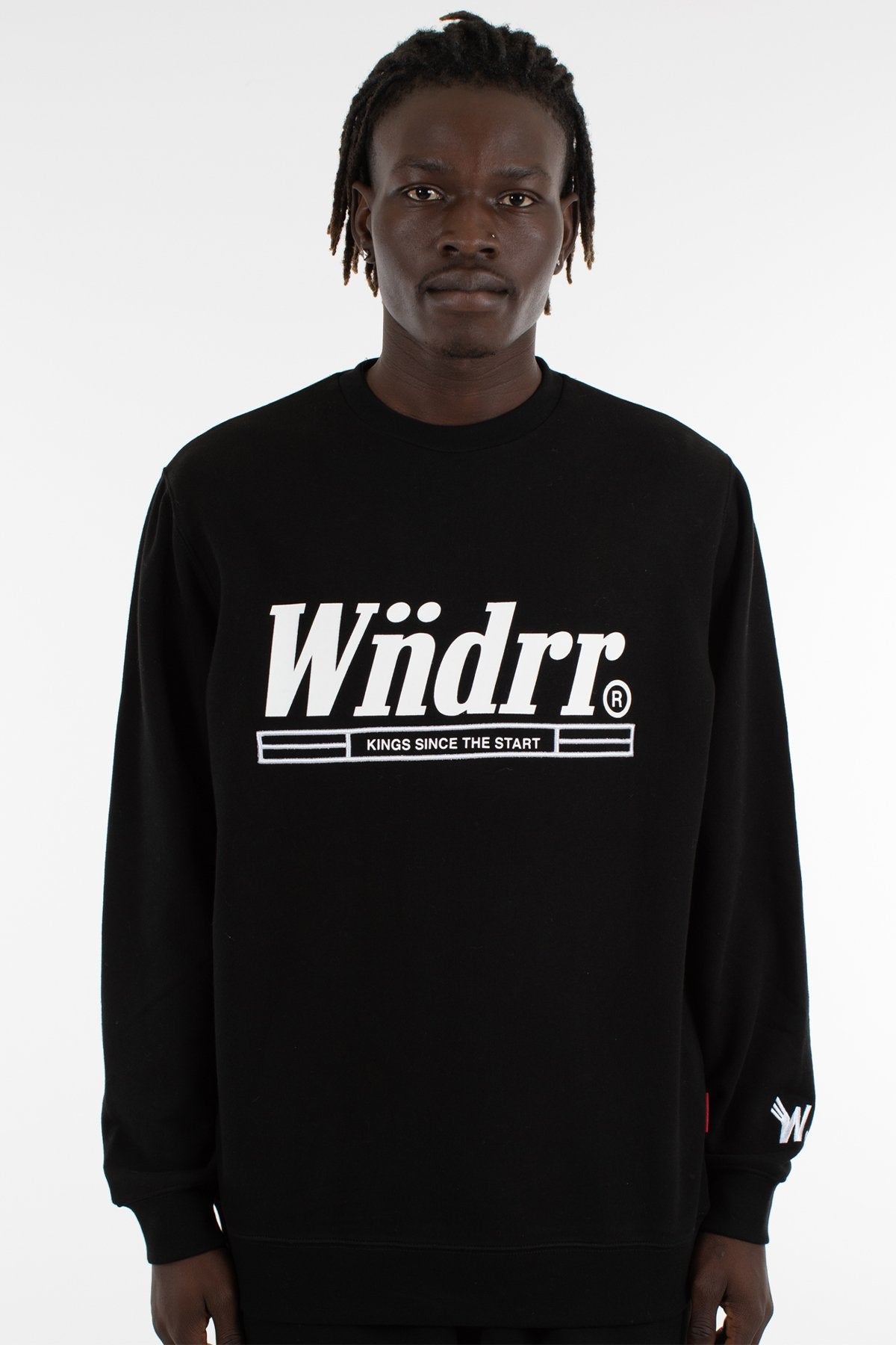 WNDRR OUTTA TIME CREW SWEAT Black