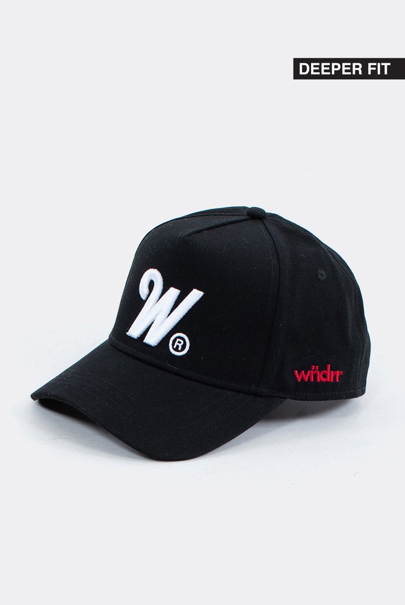WNDRR PHILLIPS HIGH RISE CAP Black