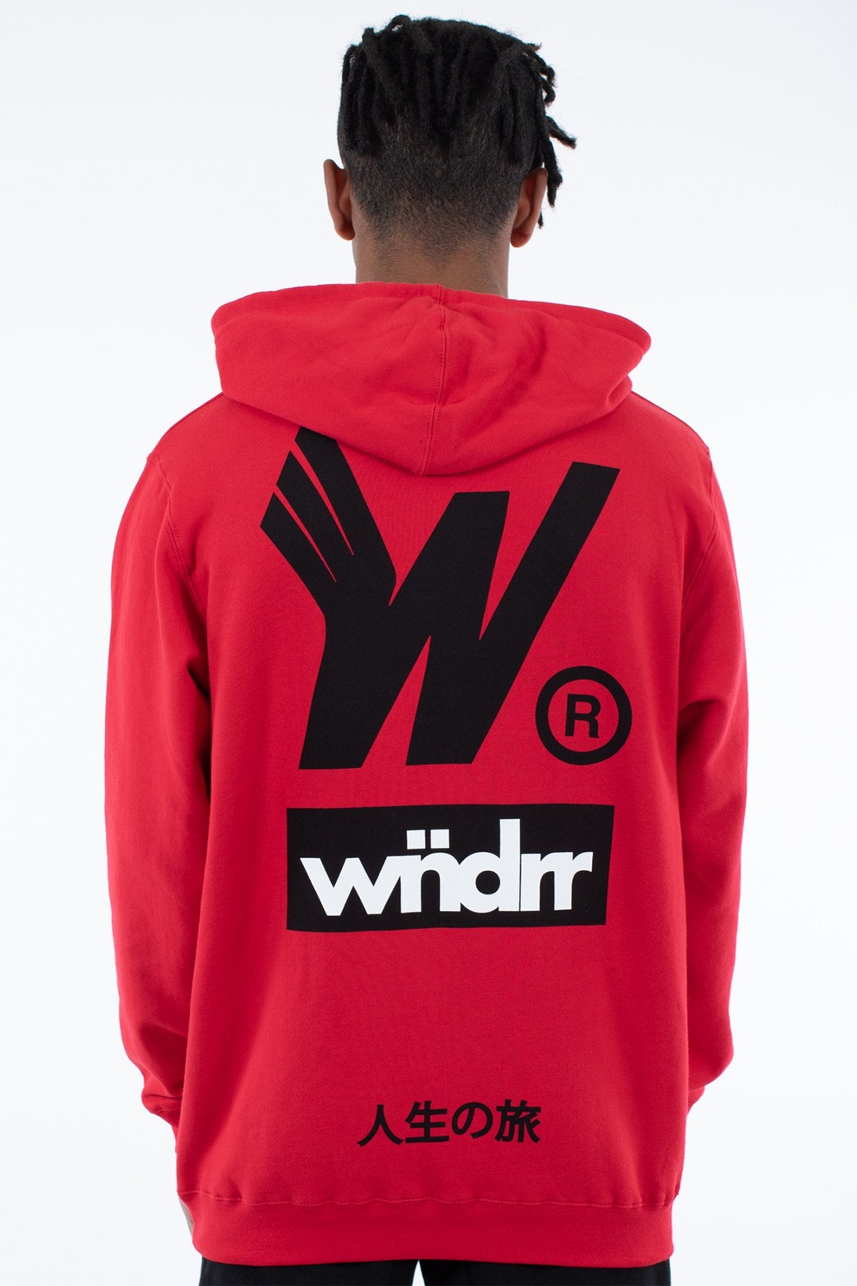 WNDRR WINGS HOOD SWEAT Red