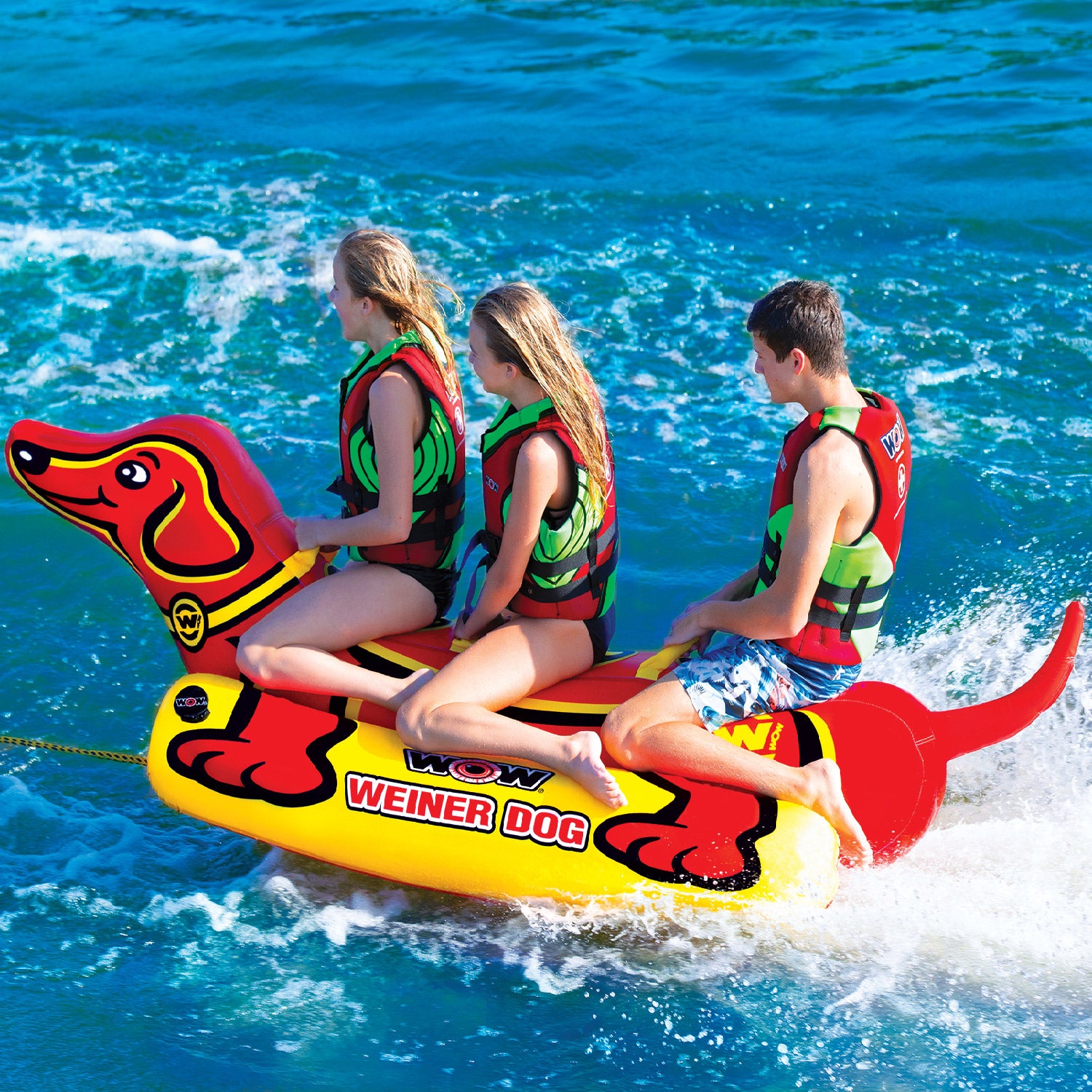 WOW Wiener Dog 3 Person Tube