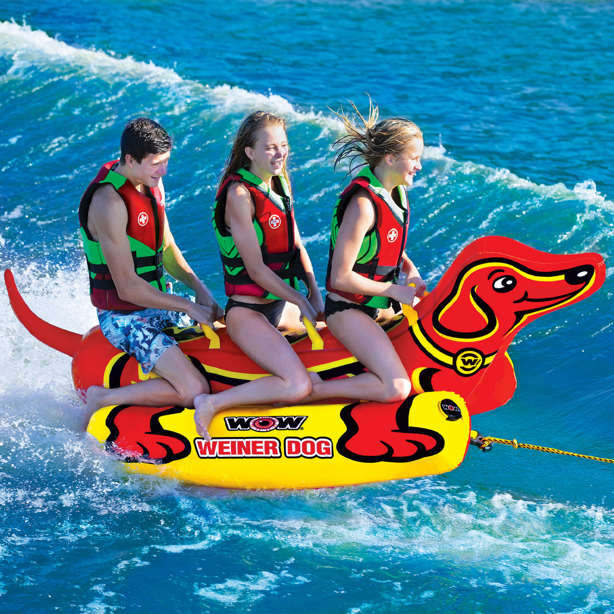 WOW Wiener Dog 3 Person Tube