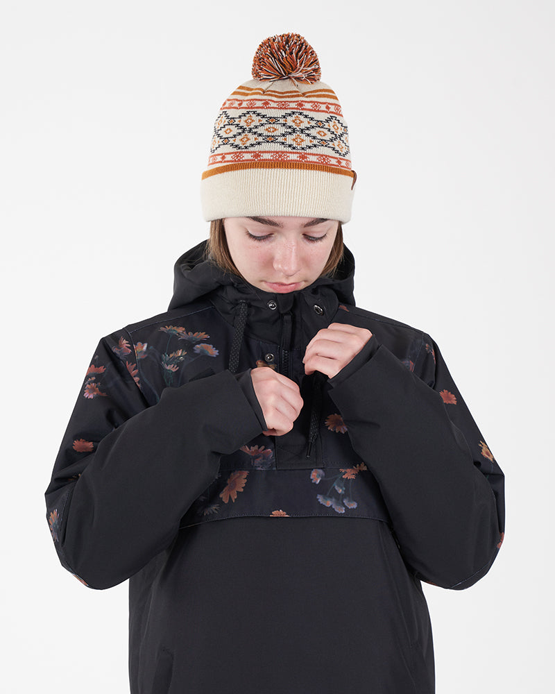 XTM Riley Youth Anorak Snow Jacket Floral