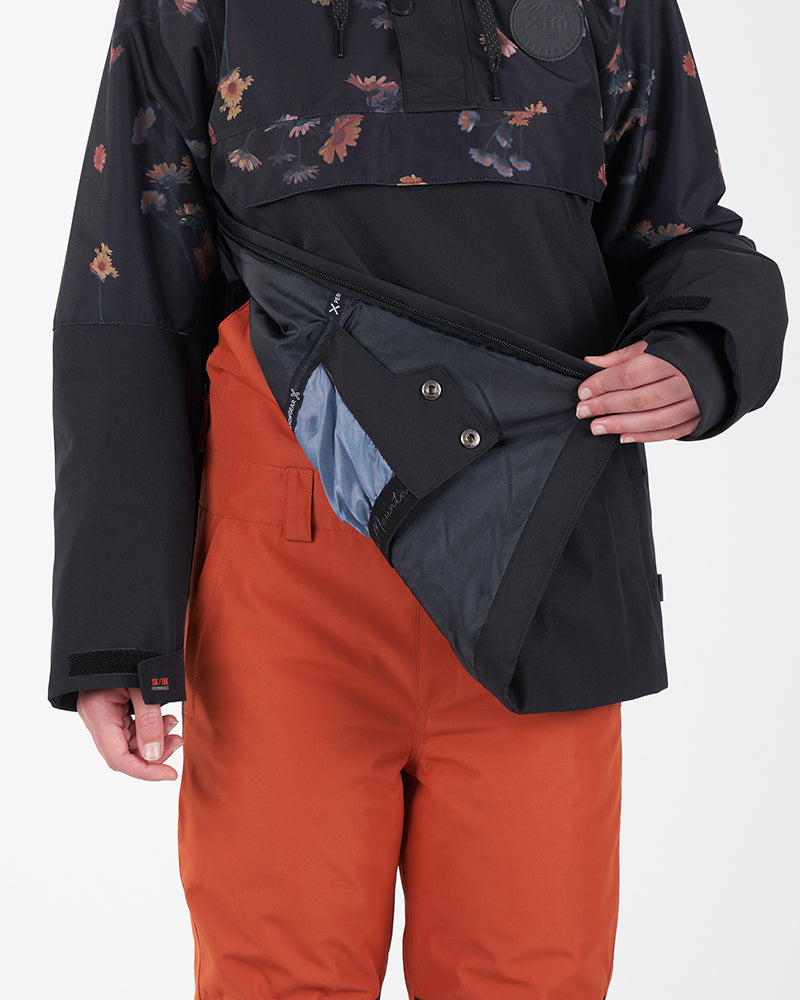 XTM Riley Youth Anorak Snow Jacket Floral