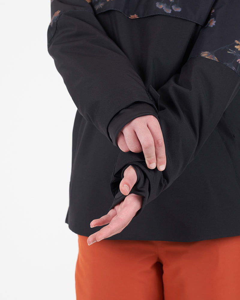 XTM Riley Youth Anorak Snow Jacket Floral