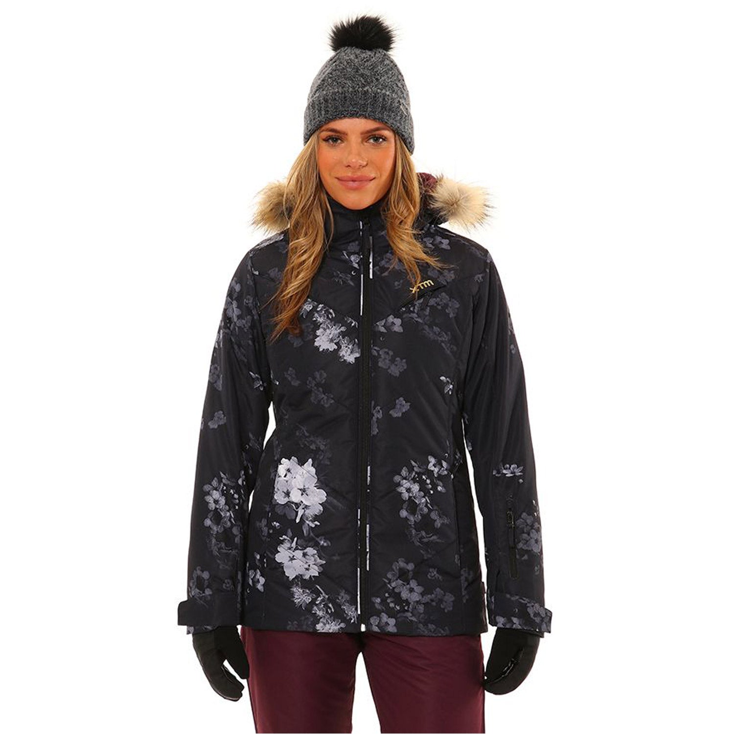 XTM Thea Ladies Ski Jacket Black / White